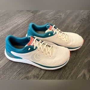 Topo Ultrafly 4 Men's Running Shoes Size 11.5 Sand and Ocean(#02